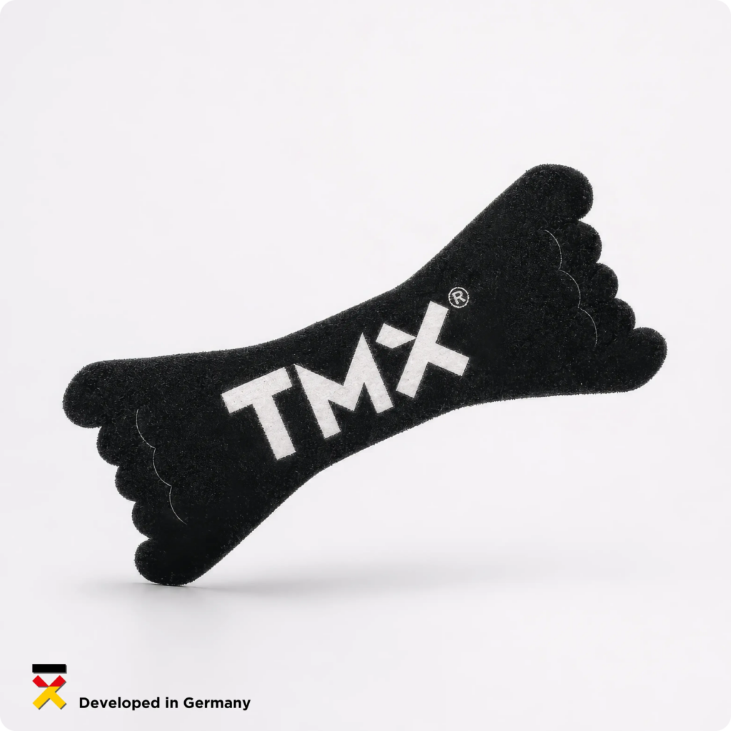 TMX AERO Nasenstrip auf der Nase beim Training